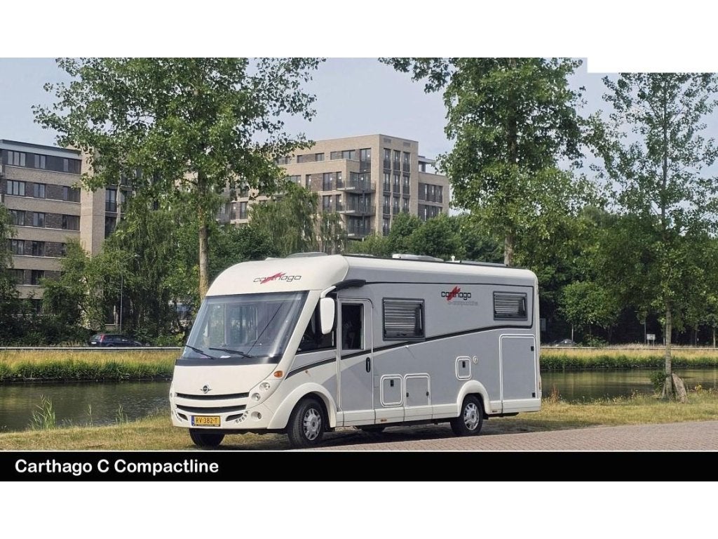 Carthago C-Compactline 143 2016 met 74.000km vakantieklaar!, Integraal, Koelkast, Bedrijf, Carthago