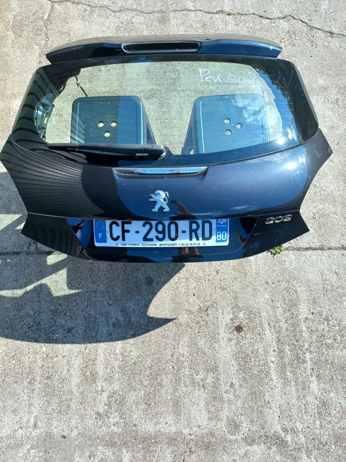 Achterklep Peugeot 208 - Gebruikt, Gebruikt, Achterklep, Ophalen of Verzenden, Achter