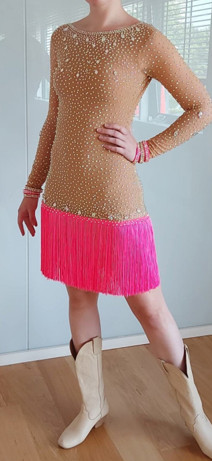 Dansjurk Maat S, Ophalen, Zo goed als nieuw, Kleding