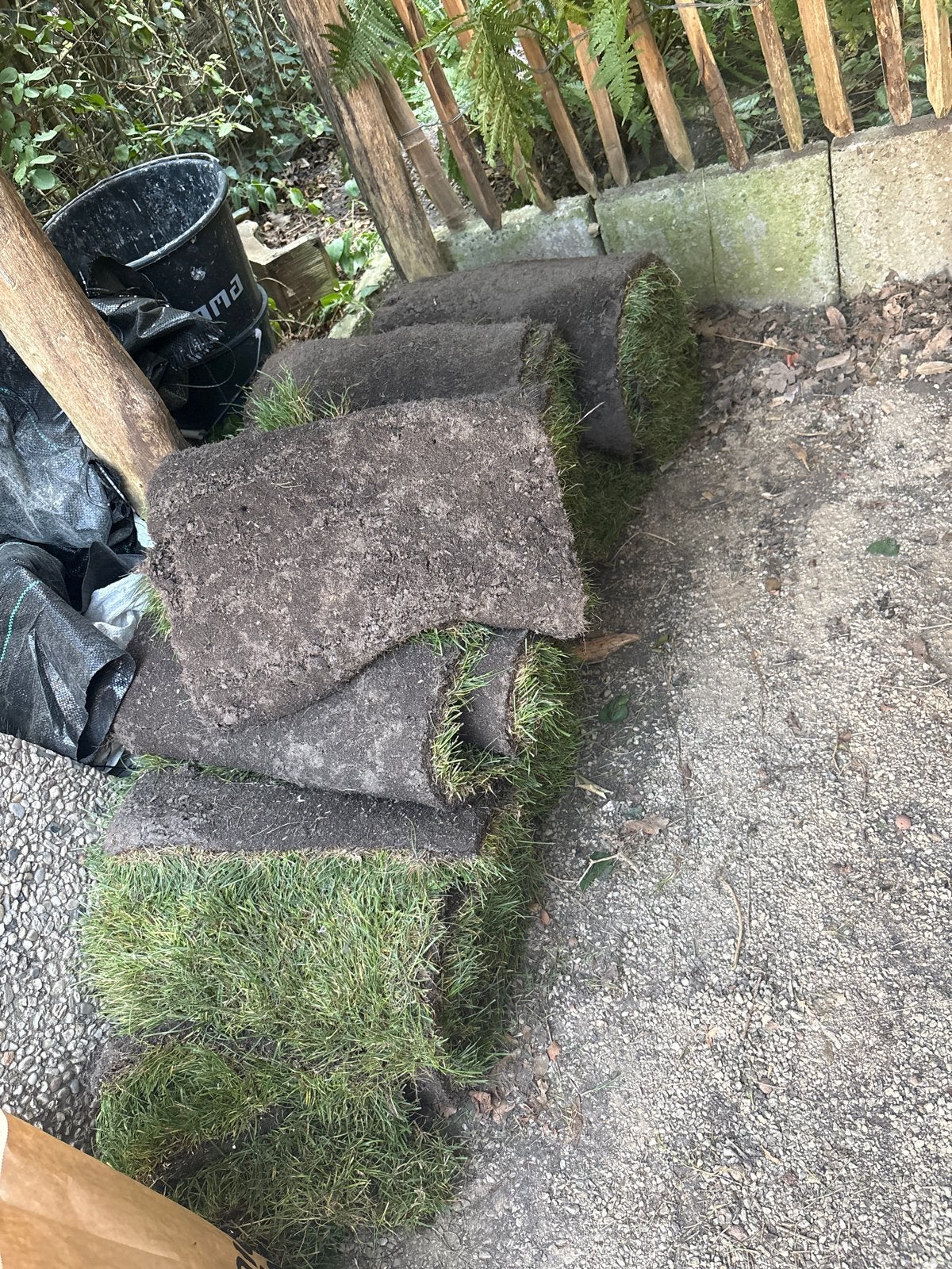 Gratis grasmatten (9m2) - Snel ophalen!, Ophalen, Zo goed als nieuw, Minder dan 10 m², Gras