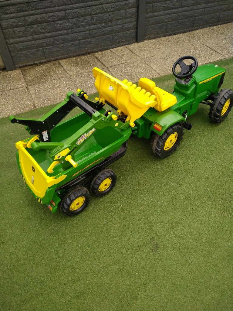 John Deere kinder tractor., Ophalen, Gebruikt, Trapvoertuig