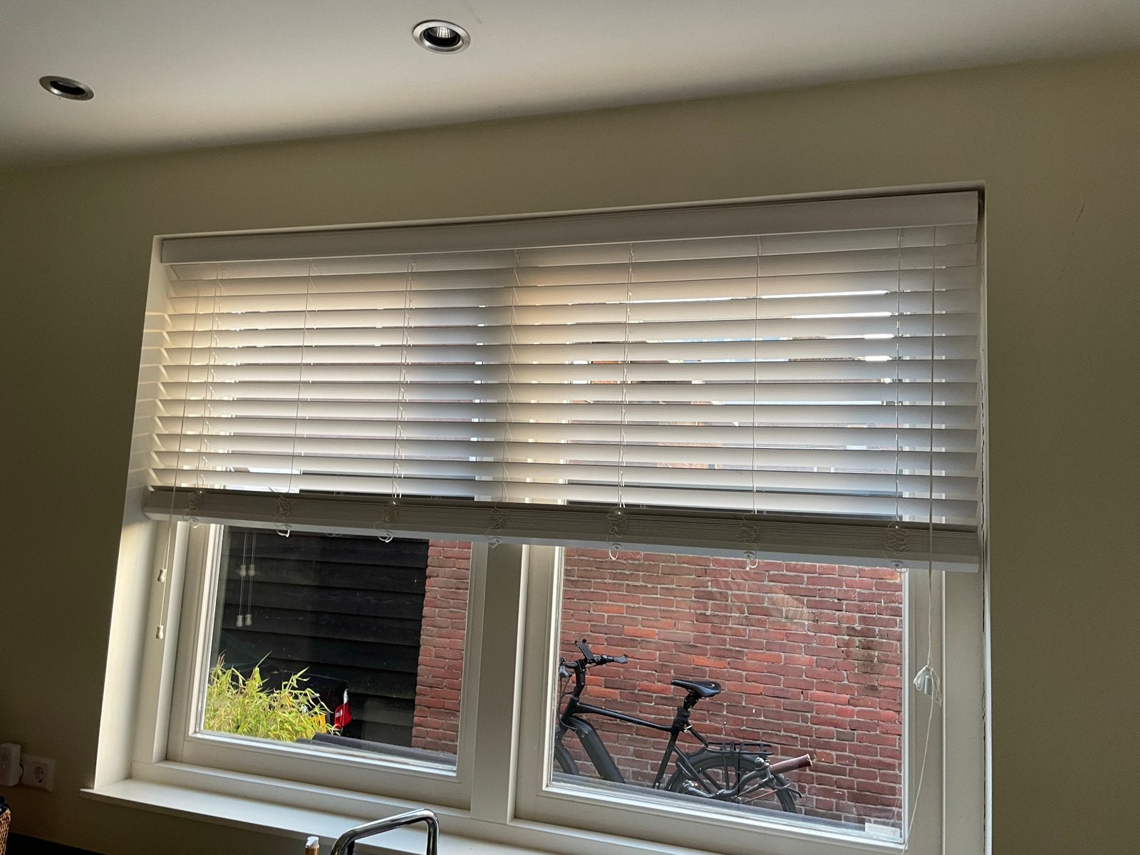 Luxaflex wit 200x140 cm, Ophalen, Gebruikt, Overige typen, Minder dan 250 cm