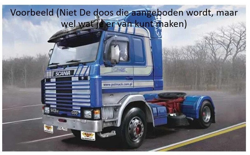Italeri Scania 143 Topline 4x2 (Net zo goed als nieuw), Italeri, Groter dan 1:32, Ophalen of Verzenden, Zo goed als nieuw