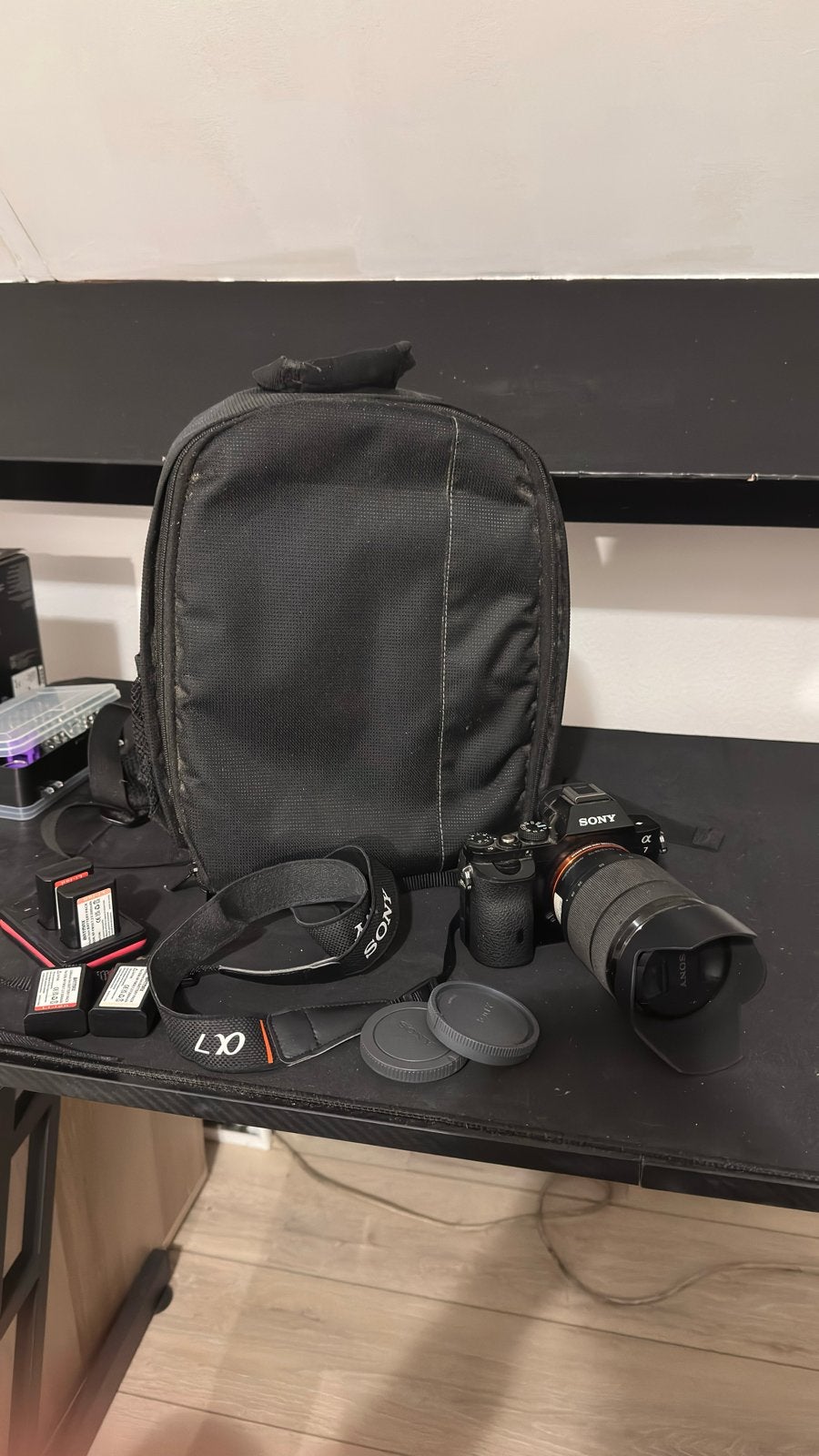 Sony Alpha A7 met FE 3.5-5.6/28-70 lens en accessoires, Beeldstabilisatie, Ophalen of Verzenden, Zo goed als nieuw, 4 t/m 7 keer