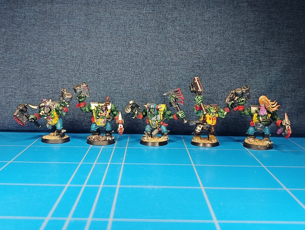 Warhammer 40k Nobz Set 2 Orks, Gebruikt, Warhammer, Ophalen of Verzenden, .