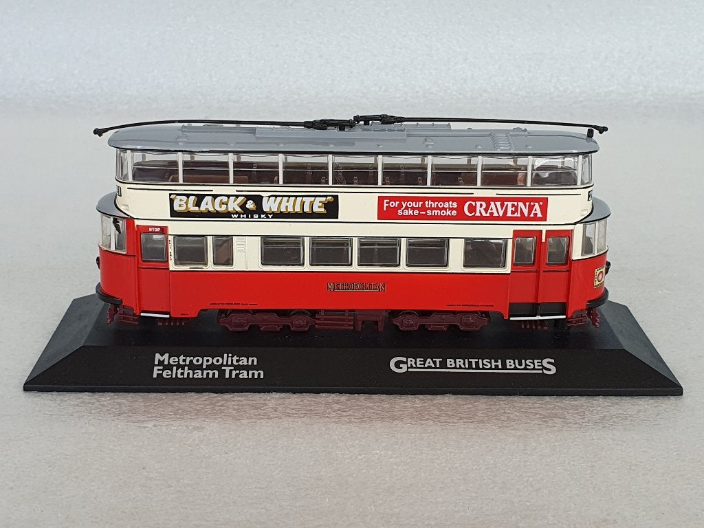 Great British Buses: Metropolitan Feltham Tram (1/76), Ophalen of Verzenden, Gebruikt, Bus of Vrachtwagen