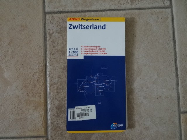 anwb wegenkaart voor Zwitserland, Boeken, Atlassen en Landkaarten, 2000 tot heden, Europa Overig, Ophalen of Verzenden, Landkaart