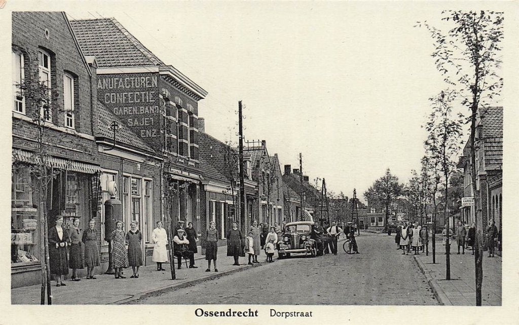 703-152-015 Ossendrecht Dorpstraat, Verzamelen, Verzenden, Voor 1920, Noord-Brabant