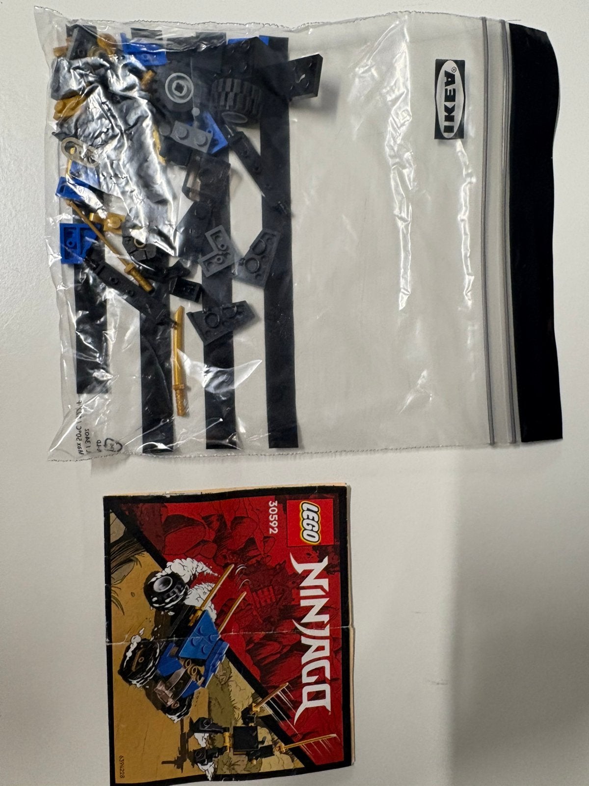 Lego ninjago 30592 mini thunder raider, Lego, Ophalen of Verzenden, Zo goed als nieuw, Inclusief instructies