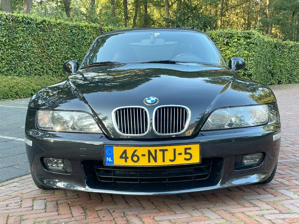 BMW Z3 Roadster 2.0 6-cilinder | Handgeschakeld | Trekhaak, Euro 2, Achterwielaandrijving, Zwart, Zwart