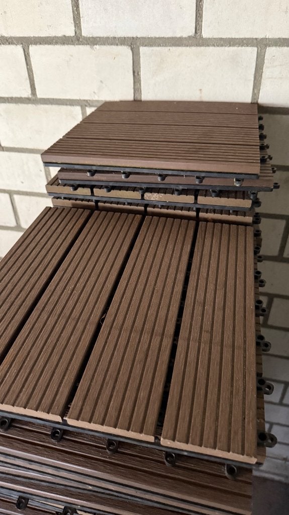 hout-kunststof – 10 m², Ophalen, Kunststof, Gebruikt, 10 m² of meer