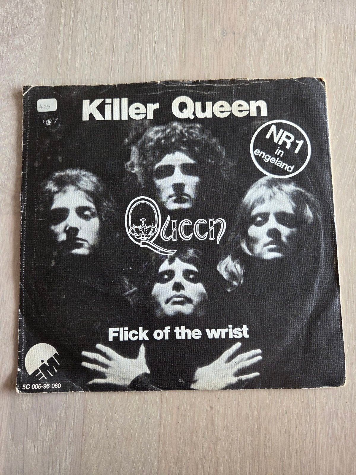 Queen - Killer Queen / Flick of the Wrist 7 inch vinyl, Gebruikt, Originele persing, 7 inch, Ophalen of Verzenden