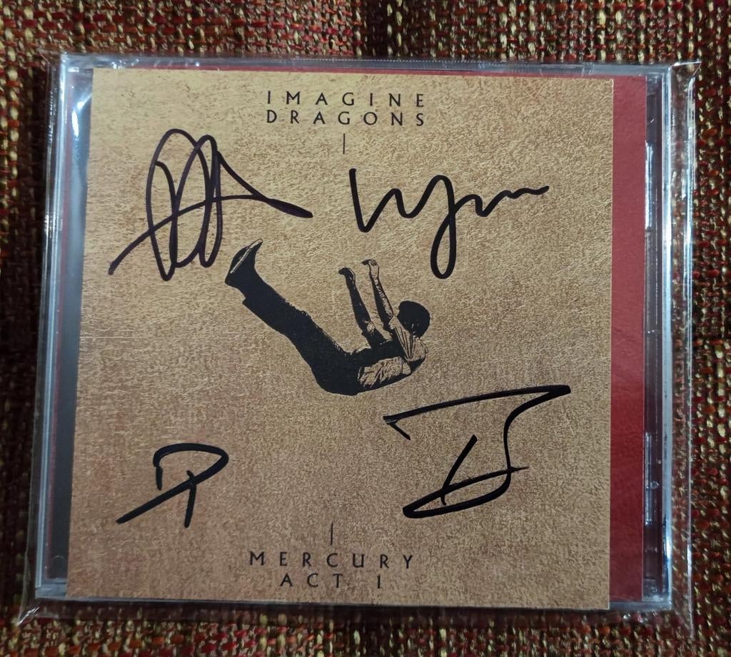 Imagine Dragons Mercury Act CD gesigneerd | signed, Ophalen, Cd of Plaat, Gesigneerd