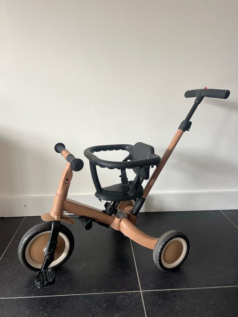 Topmark 4-in-1 Driewieler / Loopfiets Lio Macchiato Bruin, Ophalen, Zo goed als nieuw, Loopfiets
