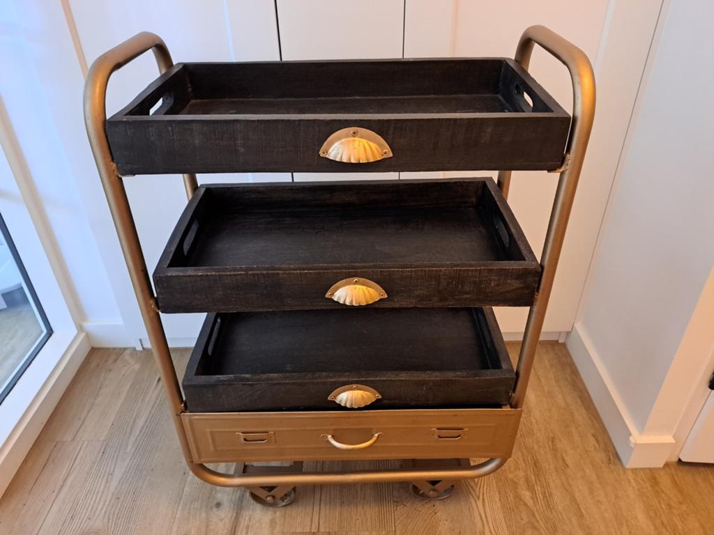 Serveerwagen / trolley, Ophalen, Gebruikt