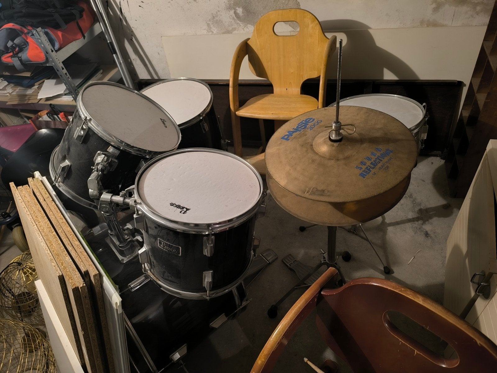 Peace, Drumstel met bekkens en drumstokken, Ophalen, Gebruikt, Overige merken
