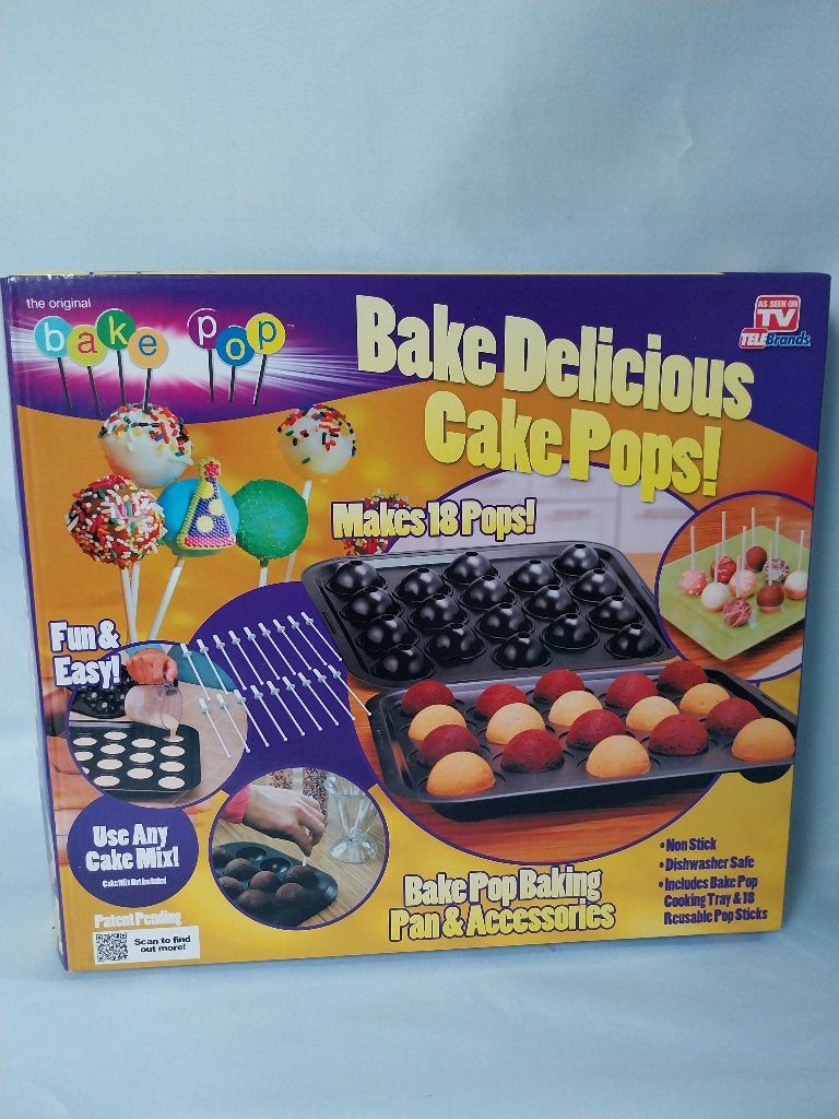 Cake Pops, bakvorm en accessoires. Nieuw in doos., Ophalen of Verzenden, Nieuw, Cupcakes, Bakvorm