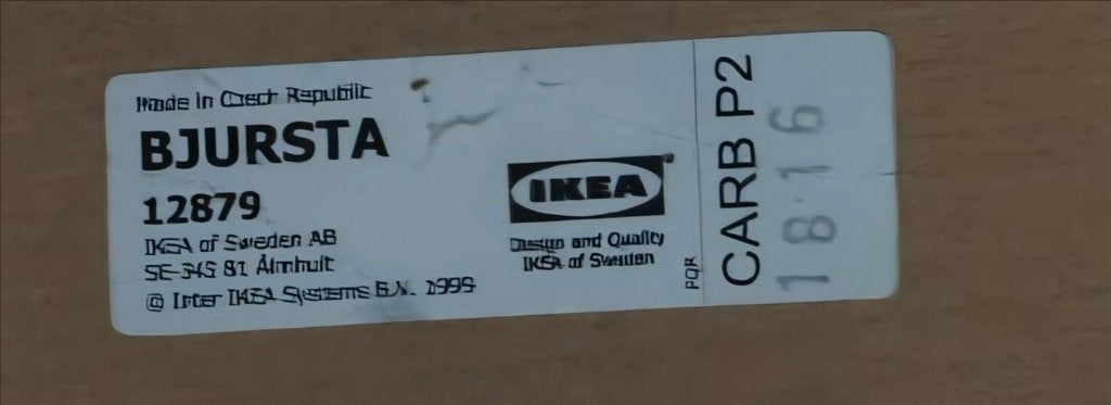 Ikea tafel, Huis en Inrichting, Tafels | Eettafels, Ophalen, Gebruikt, 50 tot 100 cm, Vijf personen of meer