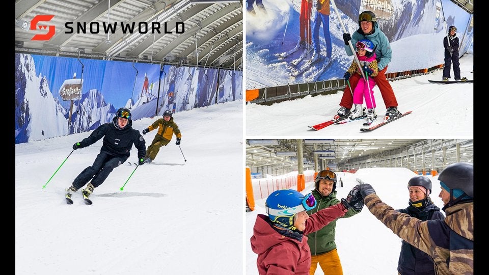 2x SnowWorld skipas – 4 uur skiën/snowboarden ️, Twee personen, Cadeaubon, Overige typen