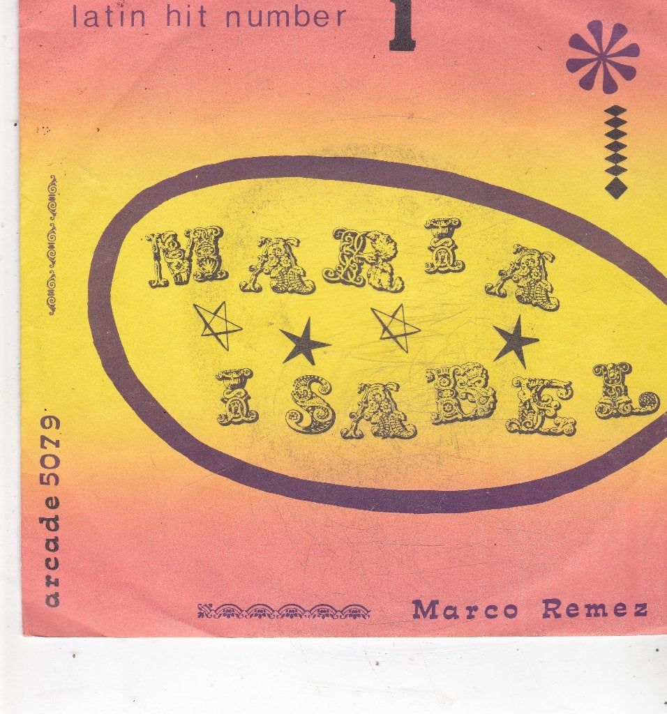 7" Single Marco Remez - Maria Isabel, Ophalen of Verzenden, Gebruikt, 7 inch, Pop