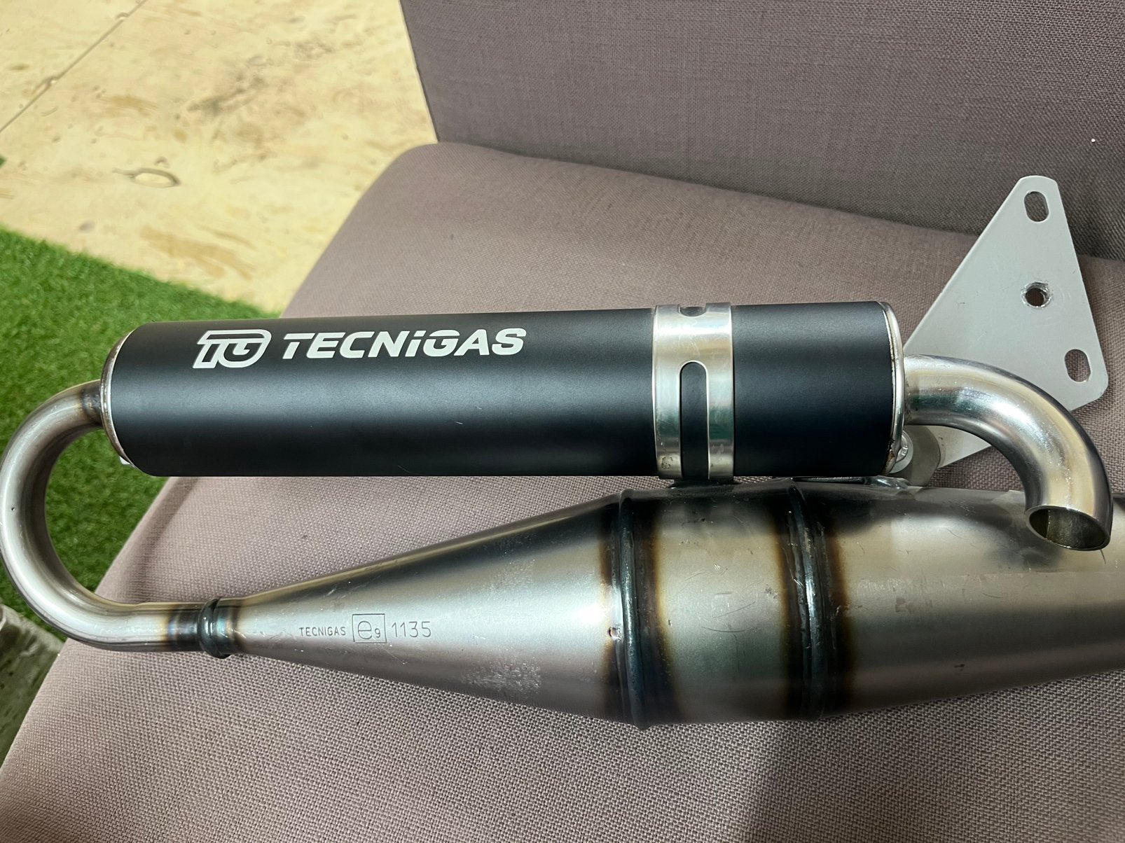 Peugeot technigas uitlaat, Fietsen en Brommers, Scooters | Peugeot, Overige modellen, Tweetakt, Ophalen