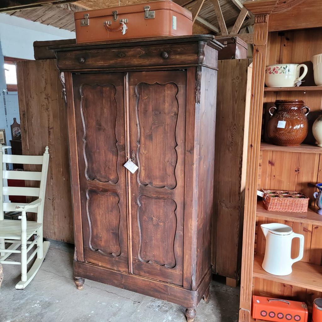 Brocante vintage oude kast biedermeierkast servieskast, Ophalen