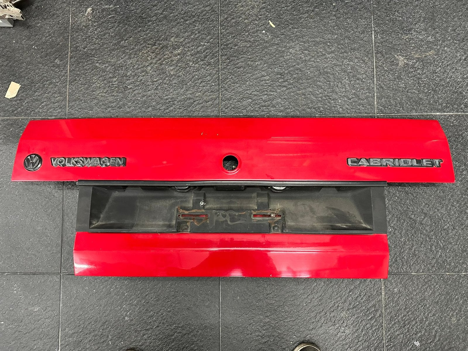 Achterklep golf 1 cabrio rood kleur LA3A, Auto-onderdelen, Ophalen, Gebruikt, Achterklep, Volkswagen