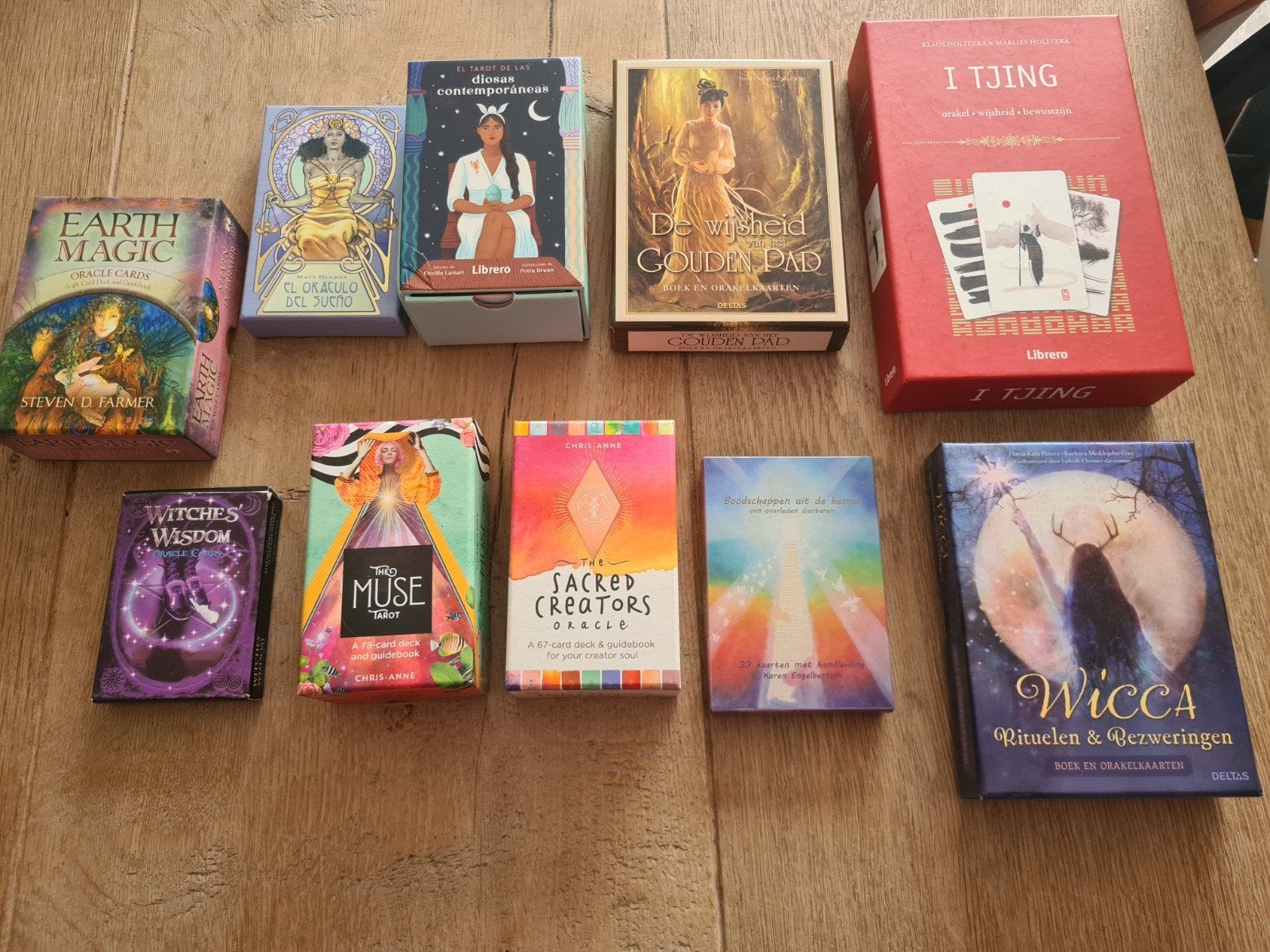 Hele partij orakel en tarot kaartensets, Ophalen of Verzenden, Zo goed als nieuw, Tarot of Kaarten leggen