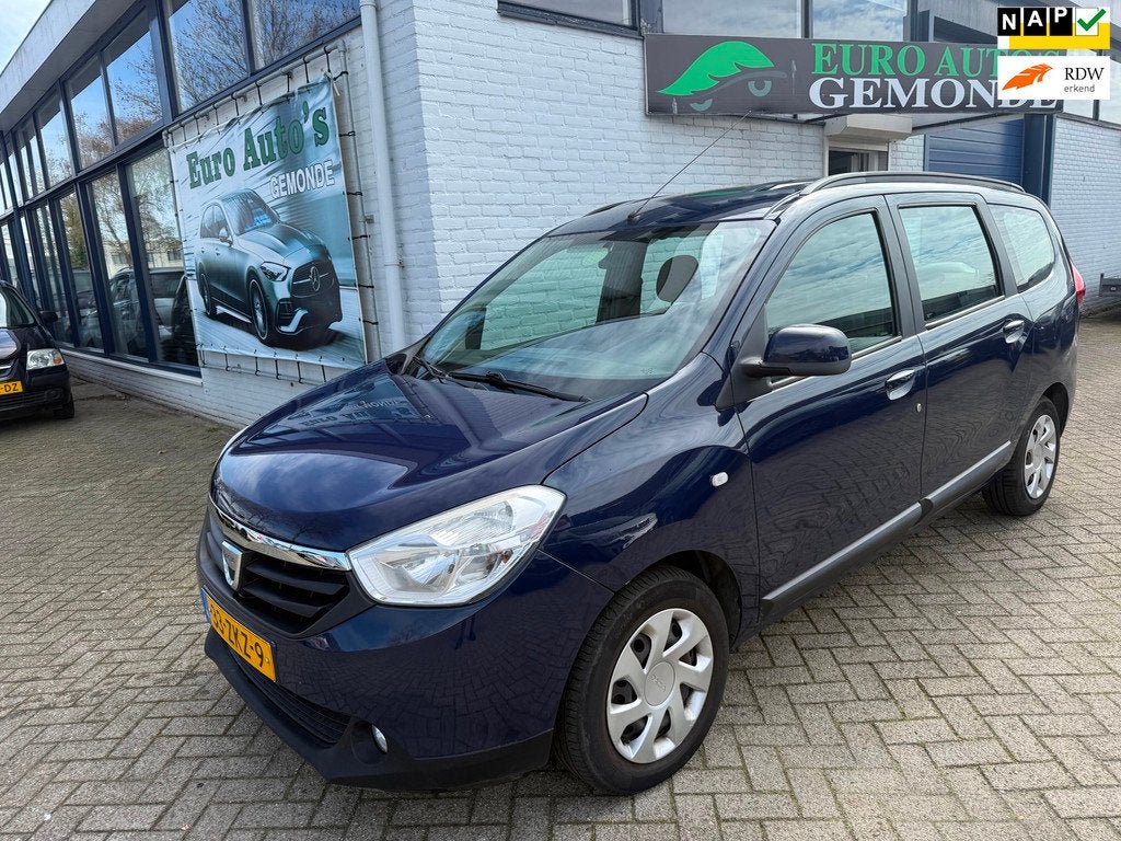 Dacia Lodgy 1.2 TCe 5p.KETTING VERSPRONGEN START NIET, Auto's, Dacia, Voorwielaandrijving, Gebruikt, 4 cilinders, Blauw