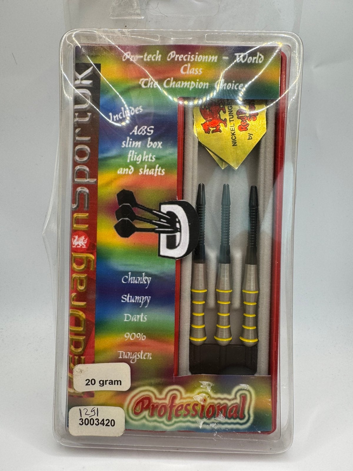 Red Dragon Chunky Stumpy 20 Gram Dartpijlen, Sport en Fitness, Darts, Ophalen of Verzenden, Zo goed als nieuw, Nvt, Pijlen