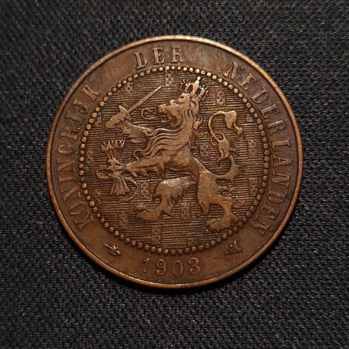 2 1/2 cent 1903, Verzenden, Koningin Wilhelmina, Overige waardes, Losse munt