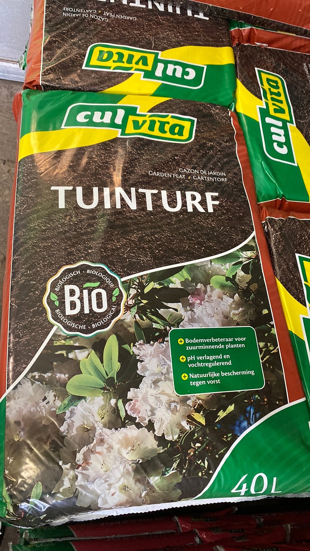 Culvita Tuinturf 40L - Biologische Bodemverbeteraar, Ophalen, Tuinturf