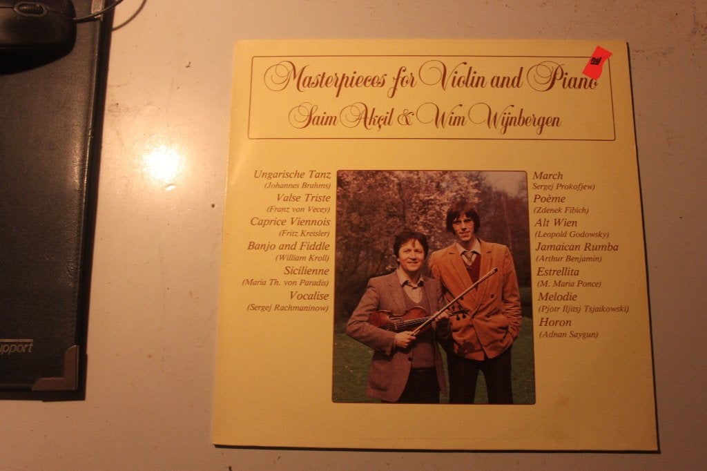 500c - lp - saim akeil / wim wijnbergen - masterpieces for v, Ophalen of Verzenden, Gebruikt, 12 inch