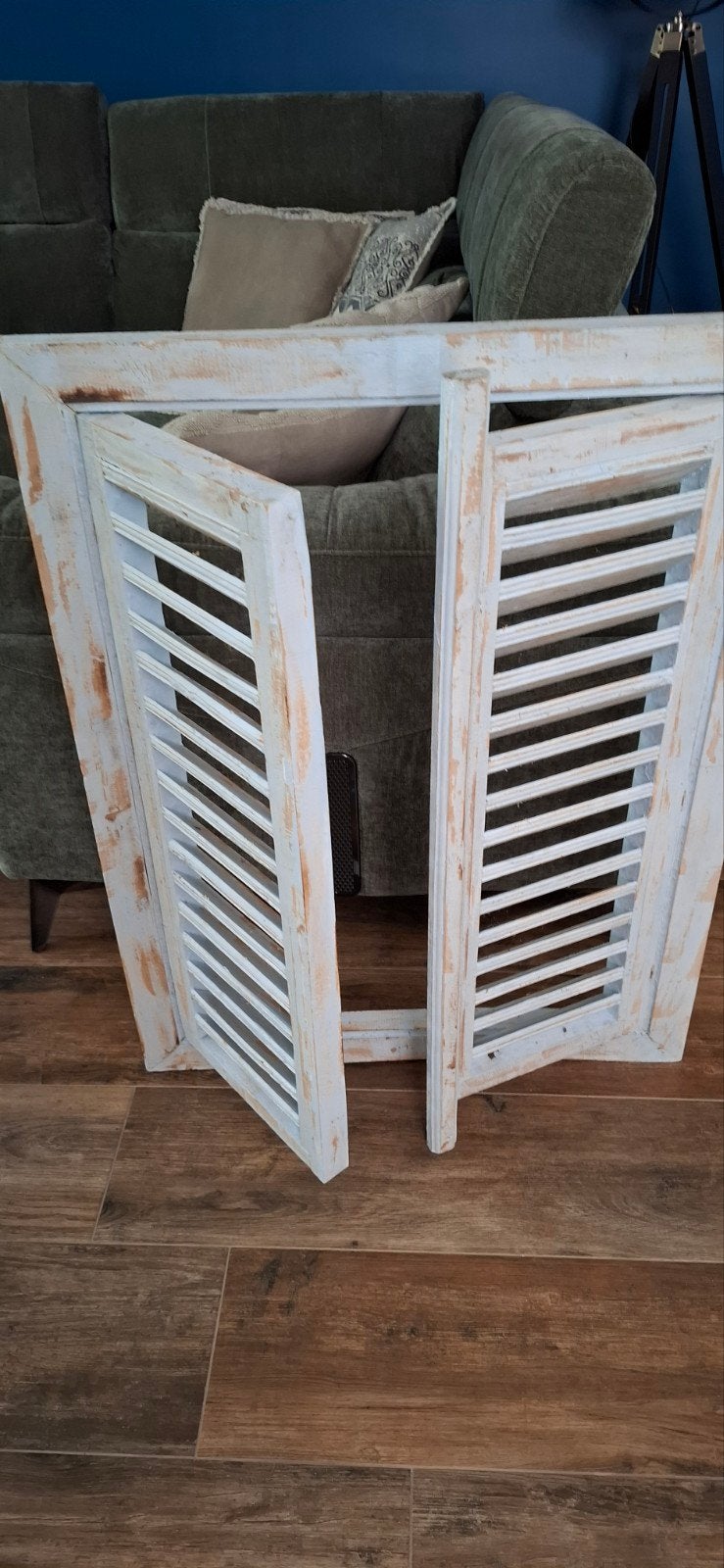 Decoratieve luiken in brocante stijl, Ophalen, Gebruikt