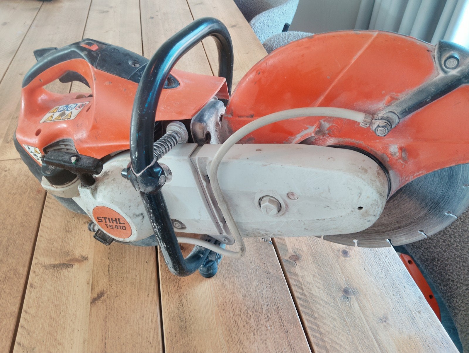 Stihl TS410 Doorslijper - Krachtige Betonzaag, Doe-het-zelf en Verbouw, Ophalen, Stihl, Gebruikt, 70 mm of meer