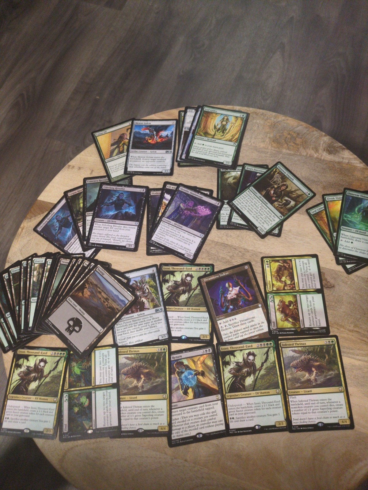Mtg Starter | Deck Zwart-Groen | Elves, Hobby en Vrije tijd, Ophalen of Verzenden, Speeldeck