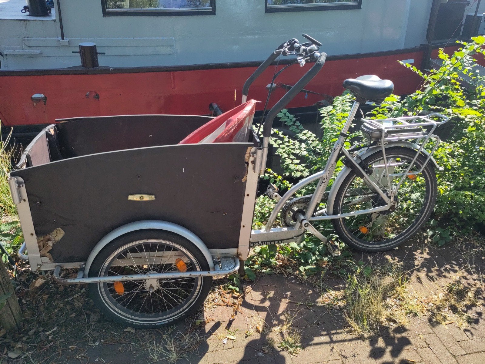 Troy Vogue Bakfiets - Elektrisch (zonder accu), Gebruikt, Goederen, Elektrisch, Ophalen