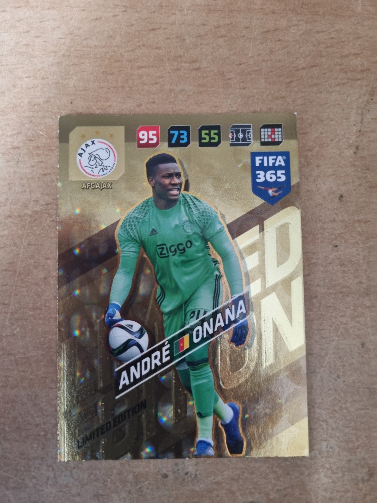 Panini Adrenalyn xl Fifa 365 2018 Limited Onana Ajax, Ophalen of Verzenden, Zo goed als nieuw, Plaatje