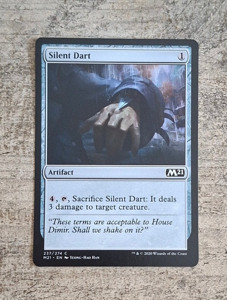 Silent Dart - Magic the Gathering, Verzenden, Gebruikt, Losse kaart