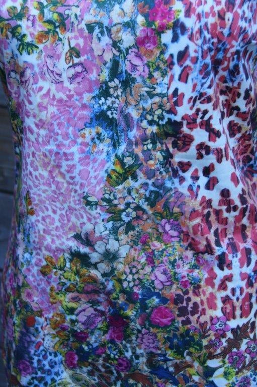 Jurk gekleurd Donna Dura mt 36 Vaste prijs, Kleding | Dames, Jurken, Overige kleuren, Verzenden, Donna Dura, Zo goed als nieuw