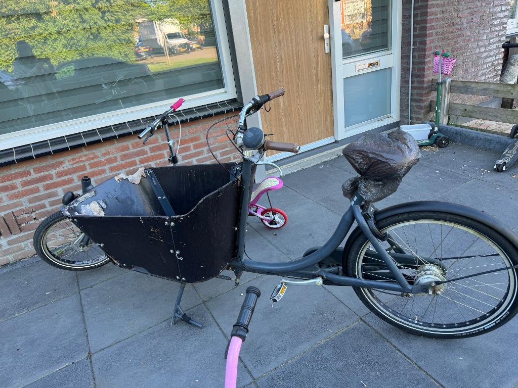 Babboe city bakfiets, Fietsen en Brommers, Fietsen | Bakfietsen, Ophalen, Gebruikt, 2 kinderen
