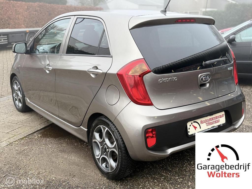 Kia Picanto 1.2 CVVT DynamicLine ECC LMV NIEUWE APK GARANTIE, Auto's, Kia, Voorwielaandrijving, Gebruikt, Zwart, 4 cilinders
