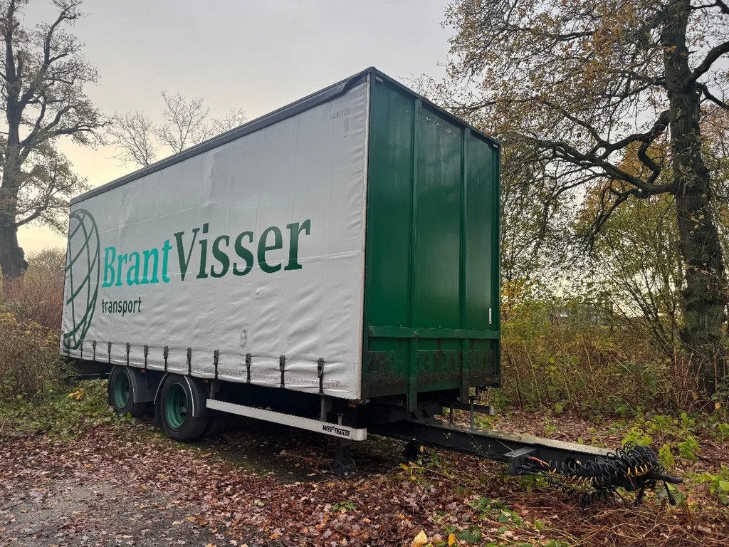 WEBTRAILER 2 ass aanhangwagen (bj 2016), Auto's, Overige brandstoffen, Origineel Nederlands, Particulier, Aanhangers en Opleggers