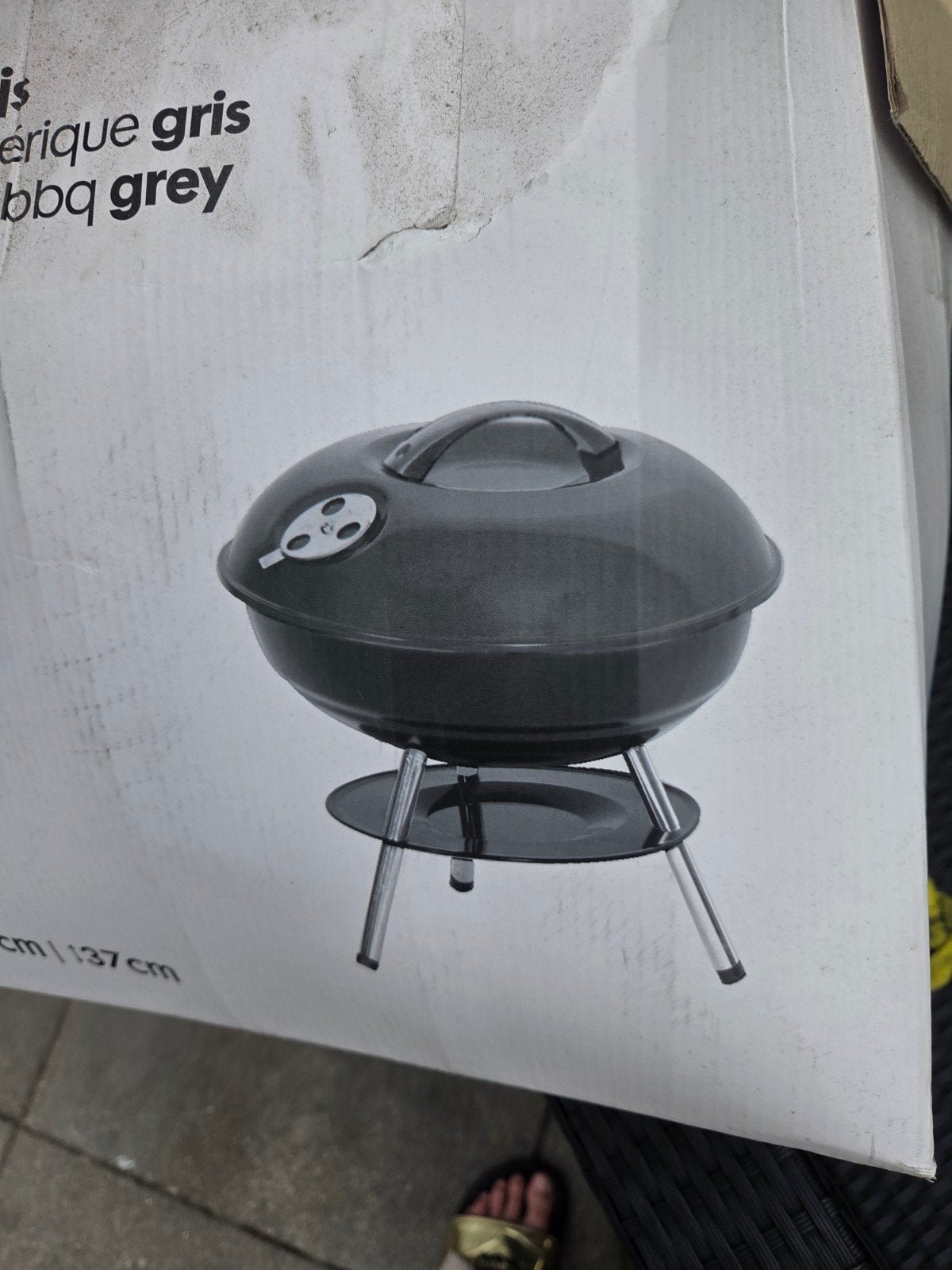 Kleine camping barbecue, Tuin en Terras, Ophalen, Gebruikt, Hema