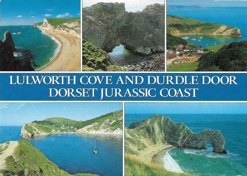 Ansichtkaart  Dorset Jurassic Coast (Eng)	Lulworth Cove ..., Verzenden, 1980 tot heden, Gelopen, Engeland