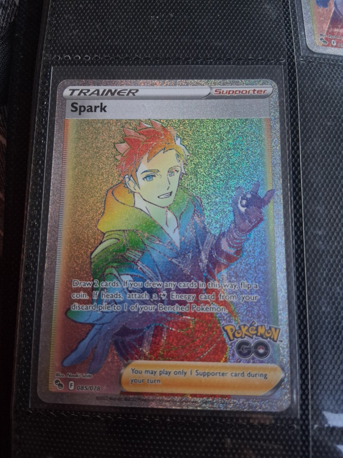 Pokemon go spark rainbow rare, Ophalen of Verzenden, Zo goed als nieuw