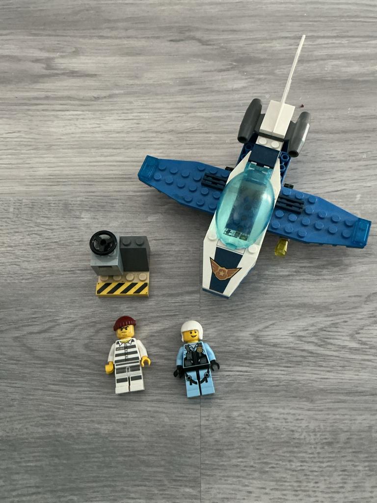 Lego City Politie Vliegtuig met Minifiguren, Inclusief minifiguren, Lego, Ophalen of Verzenden, Complete set