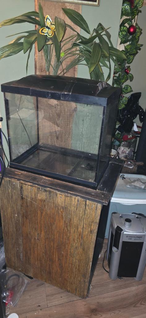 Compleet 50L aquarium inclusief JBL buitenfilter en meubel, Dieren en Toebehoren, Vissen | Aquaria en Toebehoren, Ophalen, Gebruikt