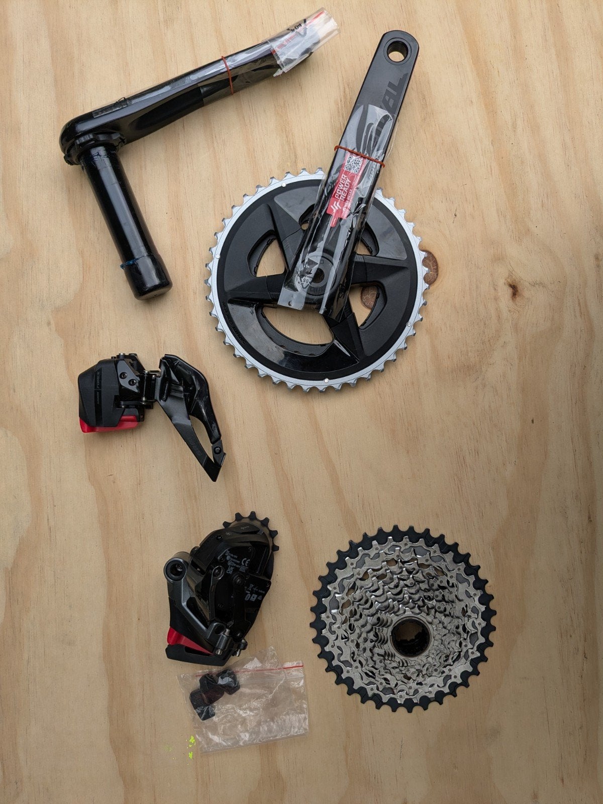 Sram Force/Rival AXS Etap Wide mini-groepset - Z.G.A.N., Fietsen en Brommers, Fietsonderdelen, Ophalen of Verzenden, Zo goed als nieuw