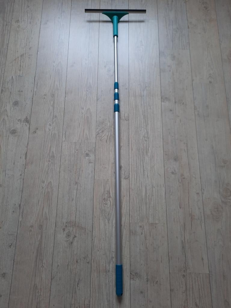 Leifheit Raamtrekker/-wisser met Telescopische Steel, Ophalen, Raamwisser of Trekker